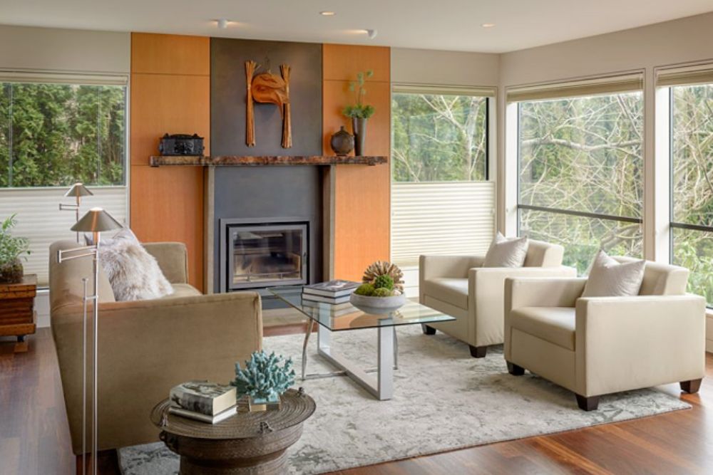 Eagle Harbor Condo Living Room Featured